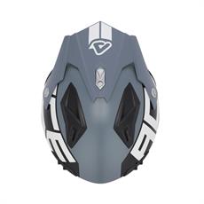 Acerbis Jet Arıa Sport Kask Gri Kırmızı