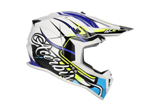 Acerbis Lınear Kask 2206 Beyaz Mavi