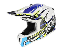 Acerbis Lınear Kask 2206 Beyaz Mavi