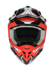 Acerbis Lınear Kask 2206 Gri Kırmızı
