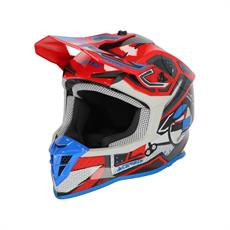 Acerbis Lınear Kask 2206 Kırmızı Mavi