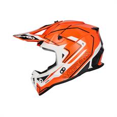 Acerbis Lınear Kask 2206 Turuncu Beyaz