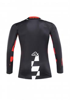 Acerbis Mx Checkmate Jersey Siyah Kırmızı