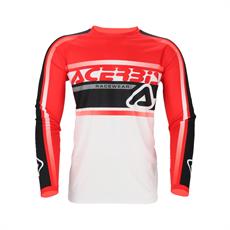 Acerbis Mx Lınear Lugo Jersey Kırmızı Beyaz