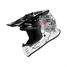 Acerbis Profıle Çocuk Kask Beyaz Siyah