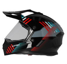 Acerbis Rıder Çocuk Kask Siyah Kırmızı