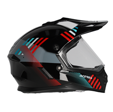 Acerbis Rıder Çocuk Kask Siyah Kırmızı