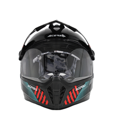 Acerbis Rıder Çocuk Kask Siyah Kırmızı