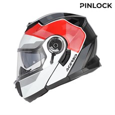Acerbis Serel 22-06 Kask Beyaz Kırmızı