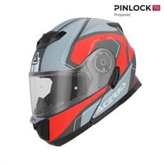 Acerbis Serel 22-06 Kask Gri Kırmızı