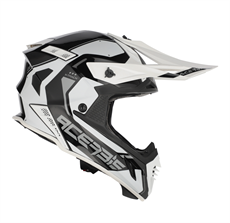 Acerbis X-Track 22-06 Kask Siyah Beyaz