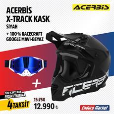 Acerbis X-Track 22-06 Kask Siyah