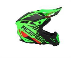 Acerbis X-Track 22-06 Kask Siyah Yeşil