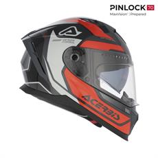 Acerbis X-Way Graphıc Kask Turuncu Gri