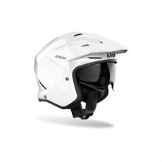 Airoh Kombakt Color Beyaz Parlak Motosiklet Kaskı