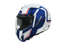 Airoh Mathısse Iı Genıus Mavi Kırmızı Parlak Motosiklet Kaskı