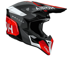 Airoh Wraap Conquer Kırmızı Parlak Motosiklet Kaskı