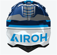 Airoh Wraap Conquer Mavi Parlak Motosiklet Kaskı