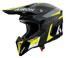 Airoh Wraap Conquer Sarı Mat Motosiklet Kaskı