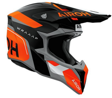 Airoh Wraap Conquer Turuncu Mat Motosiklet Kaskı