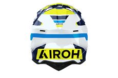 Airoh Wraap Vısıon Sarı Mavi Parlak Motosiklet Kaskı