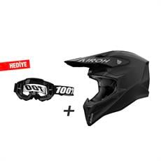 Airoh Wraap Color Siyah Mat Motosiklet Kaskı
