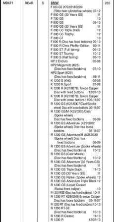 Bmw R 1200 Gs 02-13 Ebc Arka Disk