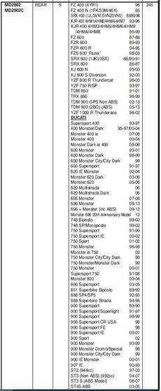 Ducatı 797Mnstr 17-18 821Mnstr 15-18 Ebc Arka Disk