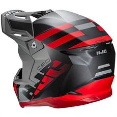 HJC C50 Siyah Kırmızı Motosiklet Kaskı