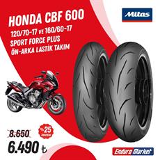 Honda Cbf 600 Mitas Sport Force + Lastik Takımı
