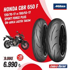 Honda Cbr 650 F Mitas Sport Force + Lastik Takımı