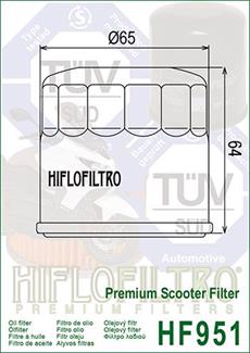 HONDA FORZA 250 08-12 HIFLO YAĞ FİLTRESİ