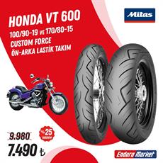 Honda Vt 600 Mitas Custom Force Lastik Takımı