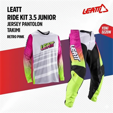 Leatt 3.5 Çocuk Pembe Motosiklet Jersey Pantolon Takımı