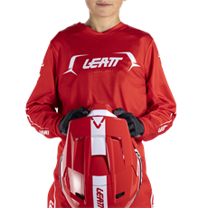 Leatt 3.5 Çocuk Kırmızı Motosiklet Jersey Pantolon Takımı