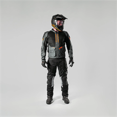 Leatt Adv Flow-Tour 4.5 Gri Motosiklet Montu ve Pantolonu