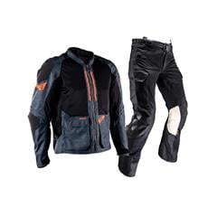 Leatt Adv Flow-Tour 4.5 Gri Motosiklet Montu ve Pantolonu