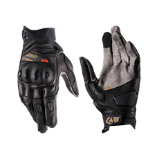 Leatt Adv X-Flow 8.5 Kısa Siyah Motosiklet Eldiveni