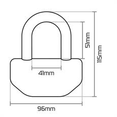 Oxford Boss46 16Mm U Kilit