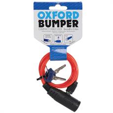 Oxford Bumper Kablo Kilit Kırmızı 6Mm X 600Mm