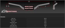 Renthal Twinwall 918 28Mm Kırmızı Gidon