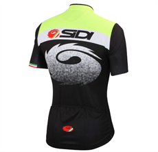 Sidi Pippo 2 Kısa Kollu Bisiklet Jersey Siyah/Sarı