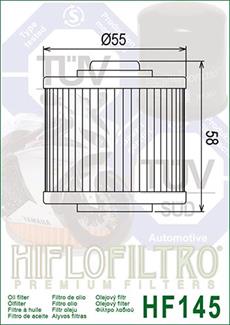 YAMAHA XT660, TENERE660/1000 HIFLO YAĞ FİLTRESİ
