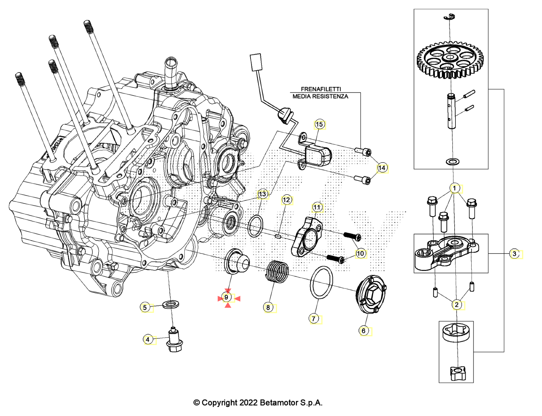 125 4T YAĞ FİLTRESİ BETA ORJ YP B5-3