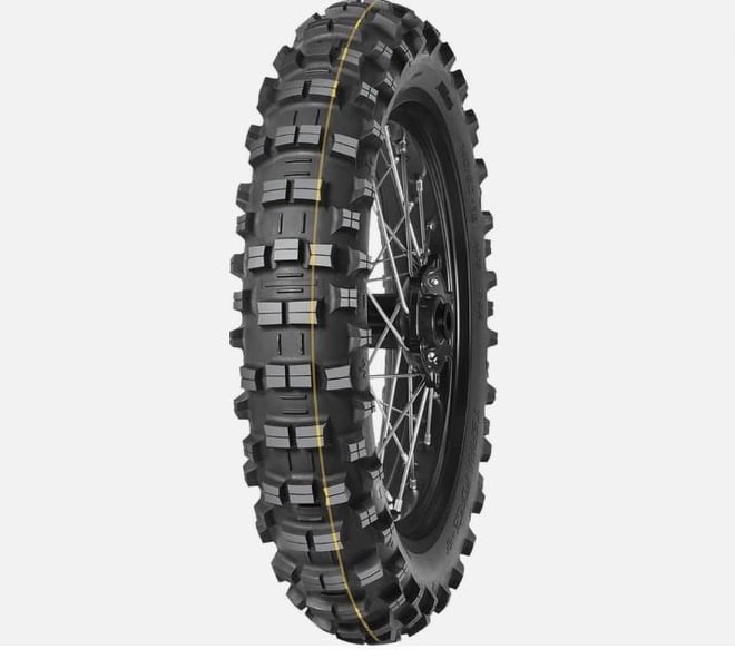 140/80-18 Mitas Terra Force-Ef 70R Super Fast Sarı Mor Çizgi Arka Lastik