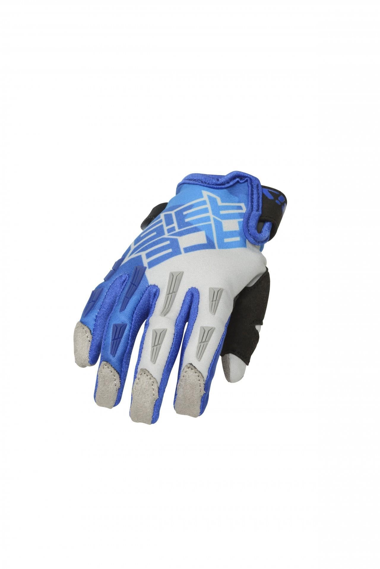ACERBİS CE MX X-K ÇOCUK ELDİVEN MAVİ GRİ
