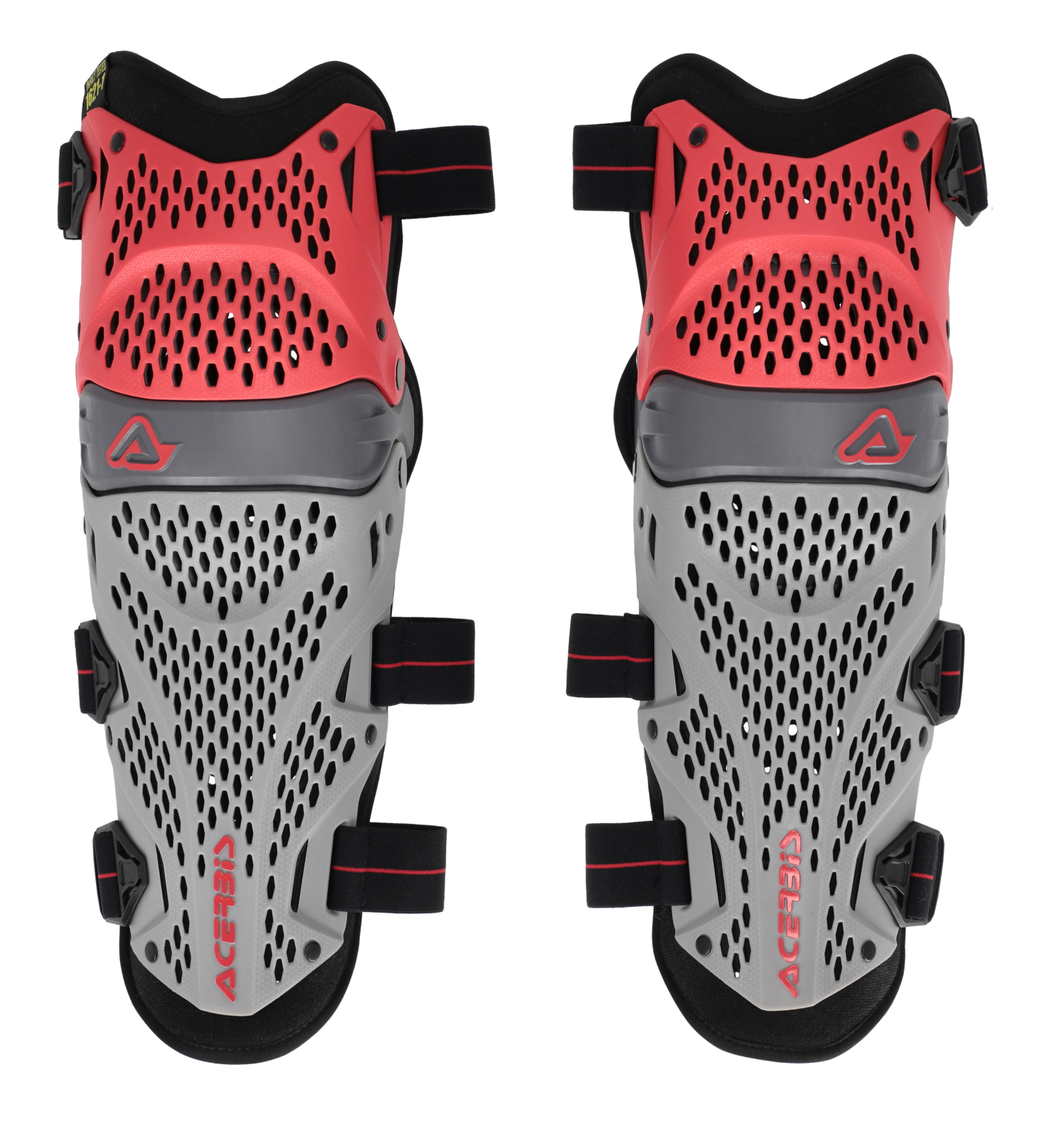 Acerbis Impact Pro Dizlik Kırmızı Gri