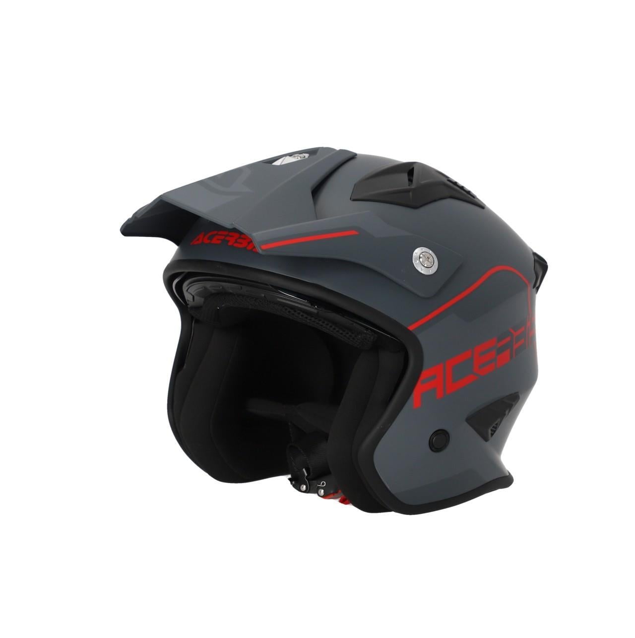 ACERBİS JET ARIA 22-06 KASK GRİ KIRMIZI