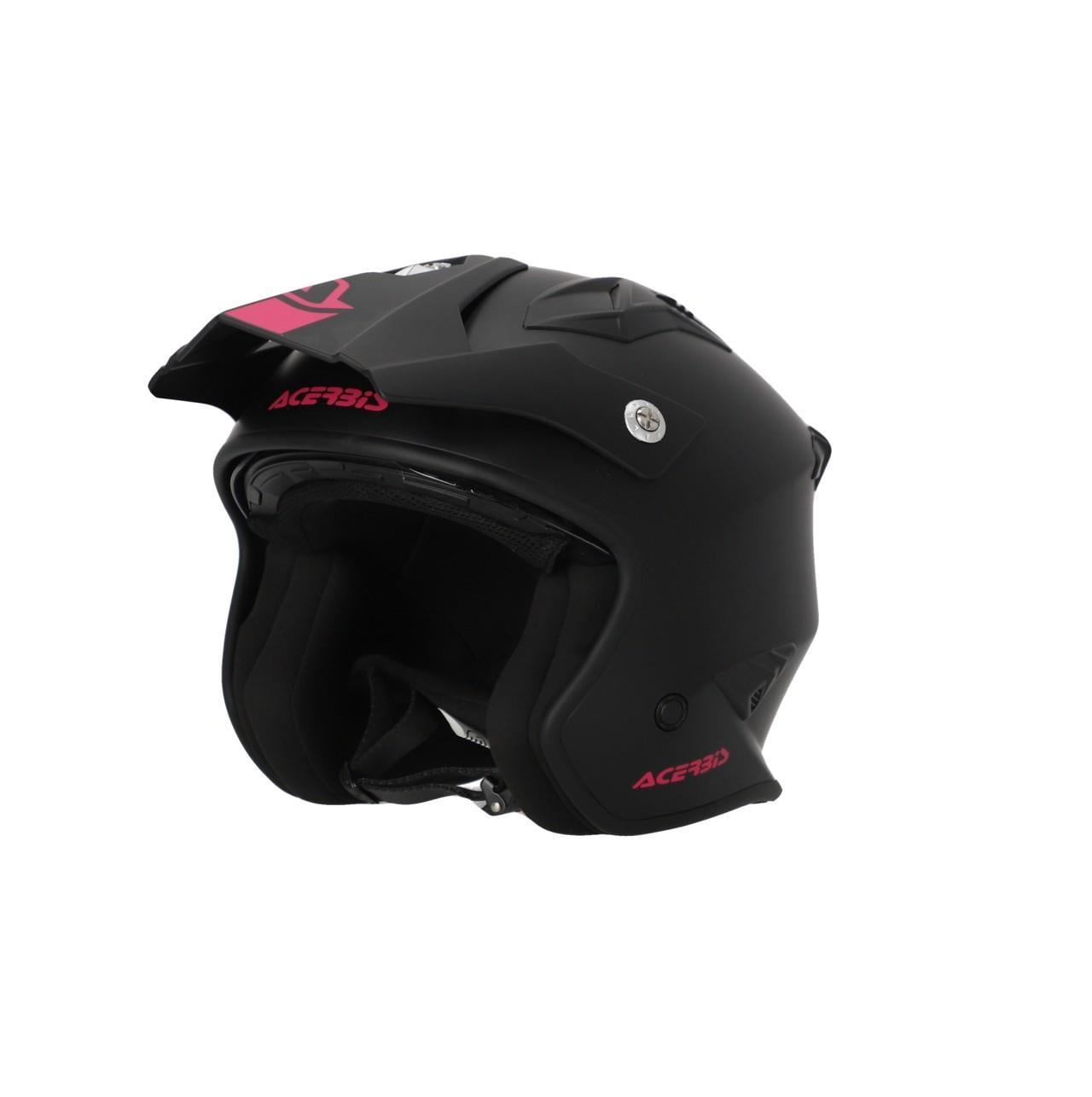 ACERBİS JET ARIA 22-06 KASK SİYAH PEMBE