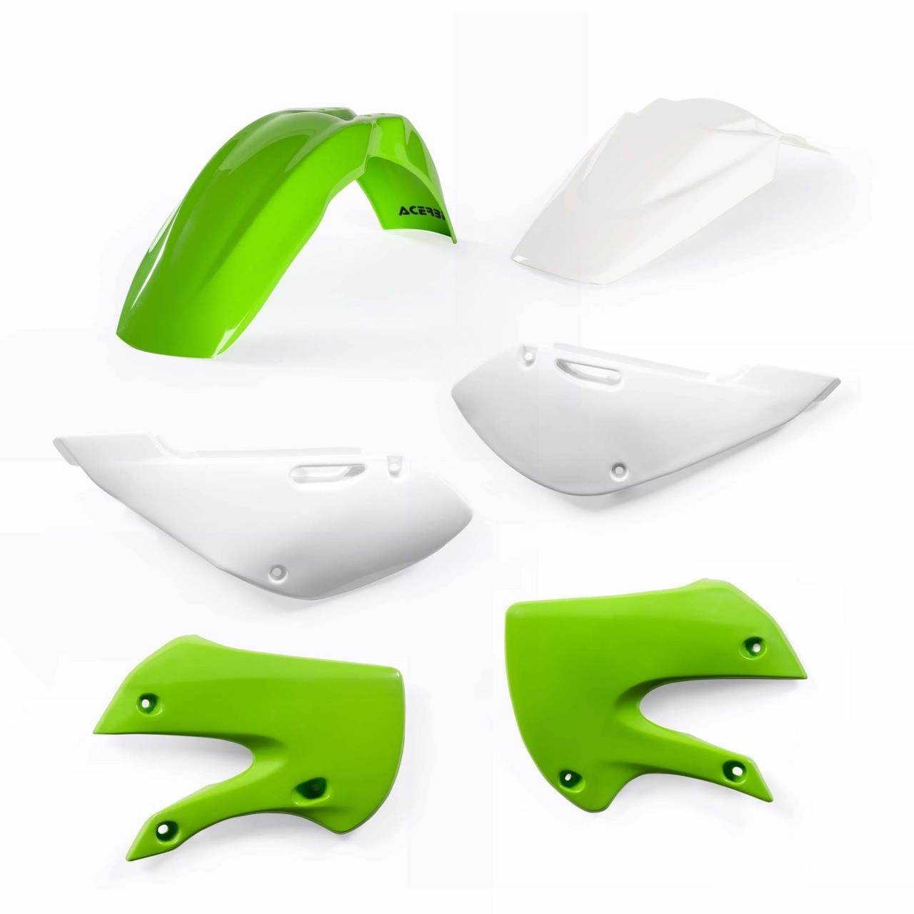 ACERBİS KAWASAKİ KX65 00-20 GRENAJ SET YEŞİL BEYAZ